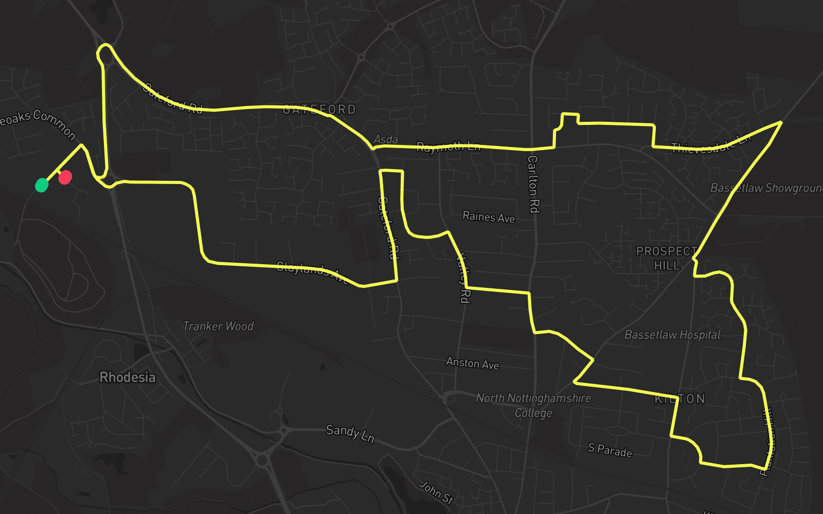 Route 4 route map
