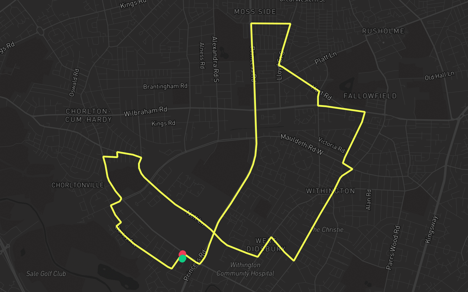 Route 3 route map