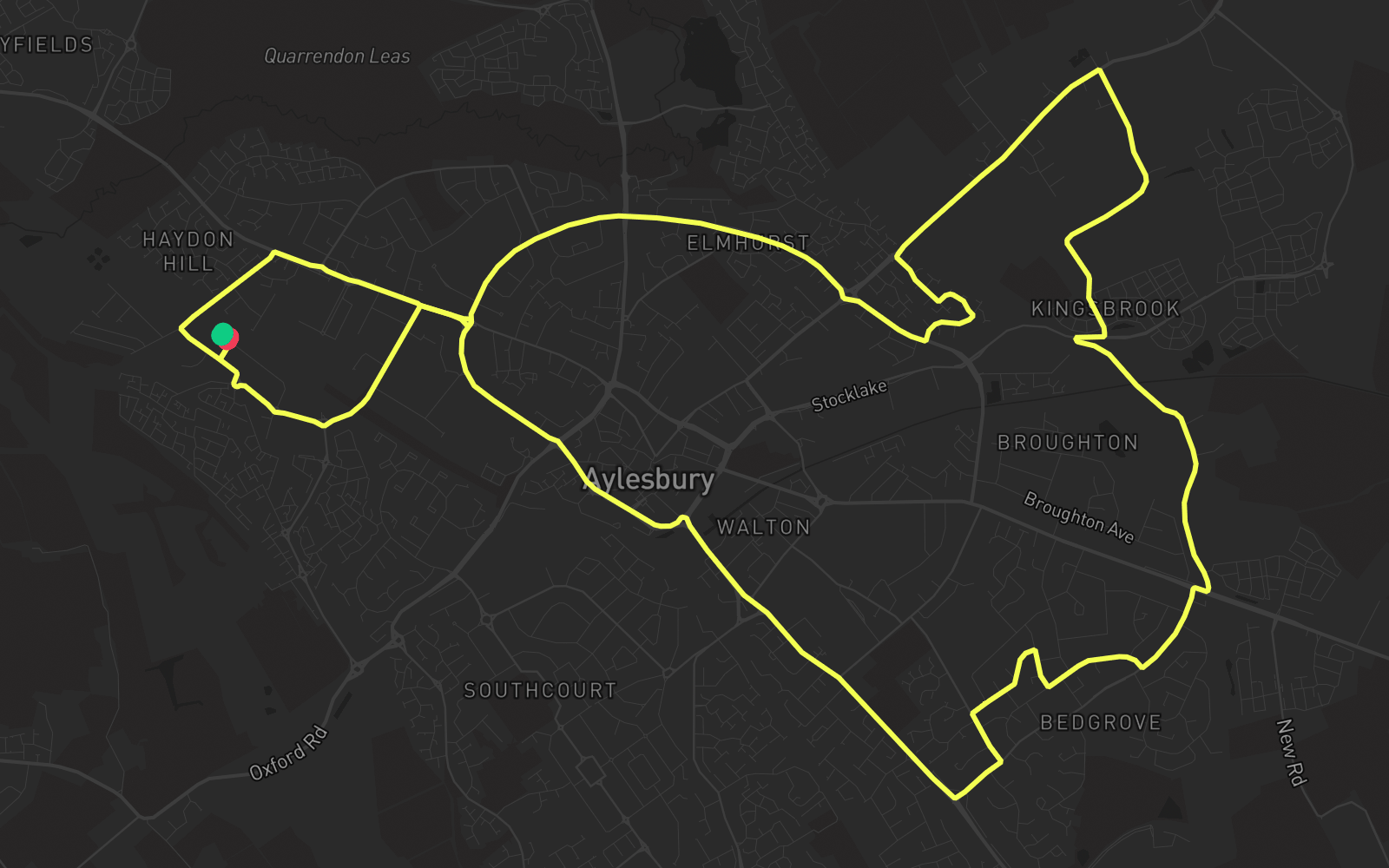 Route 1 route map