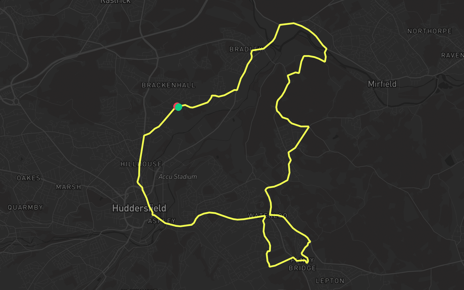 Route 5 route map