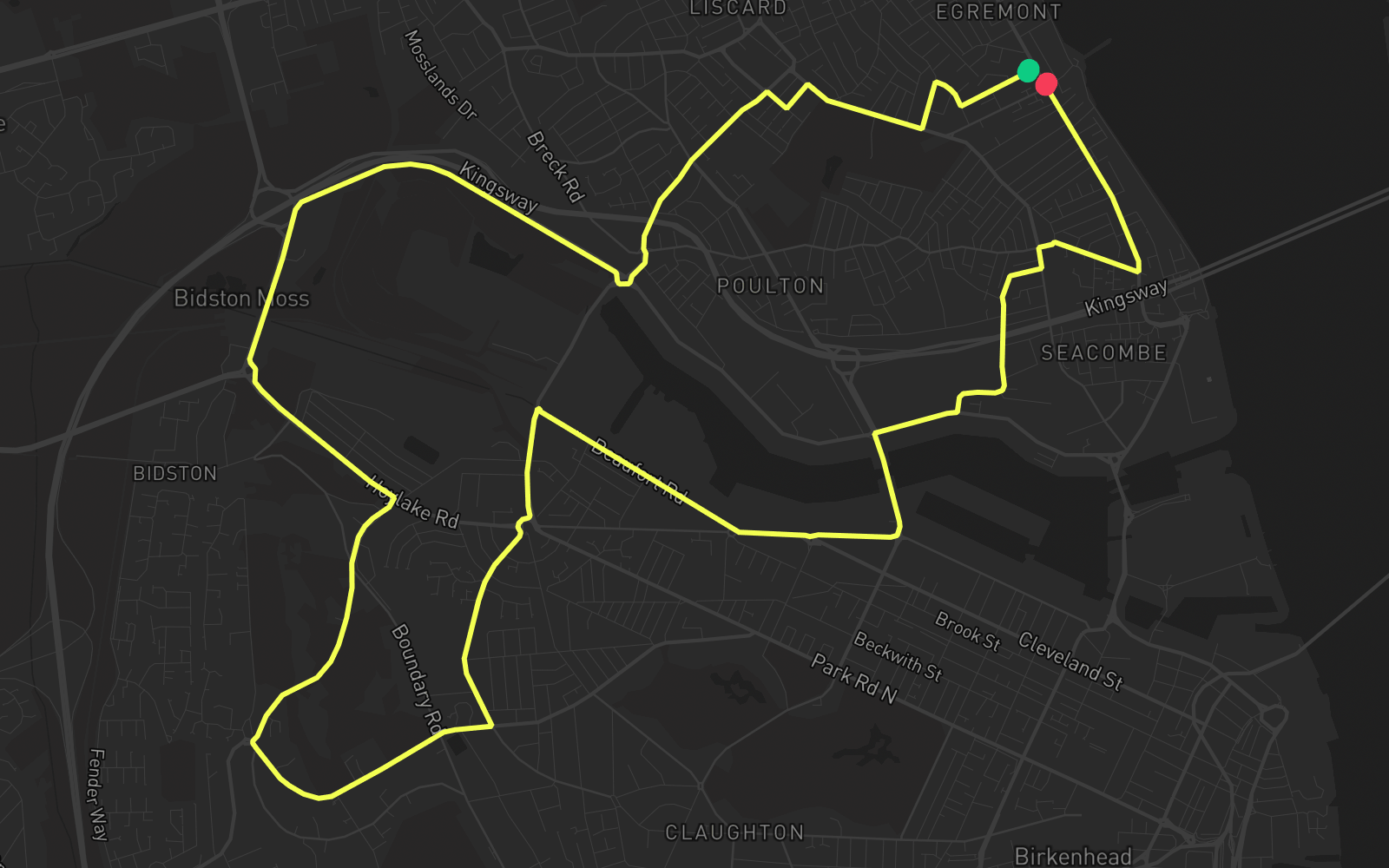Route 5 route map