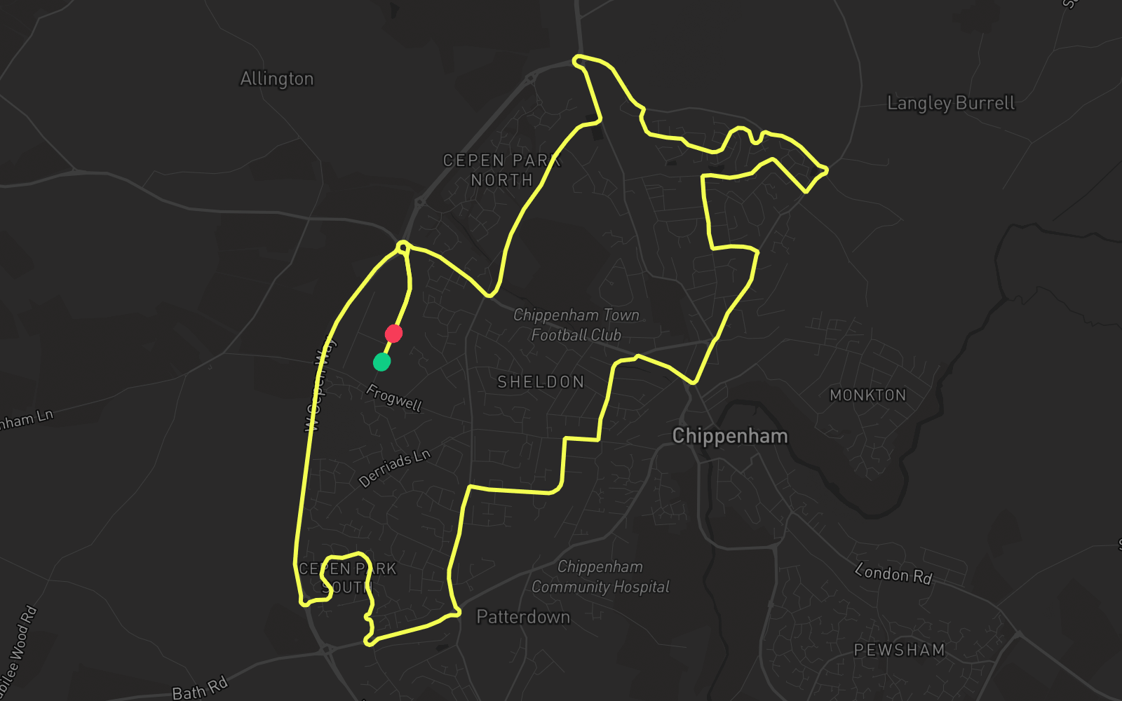 Route 5 route map