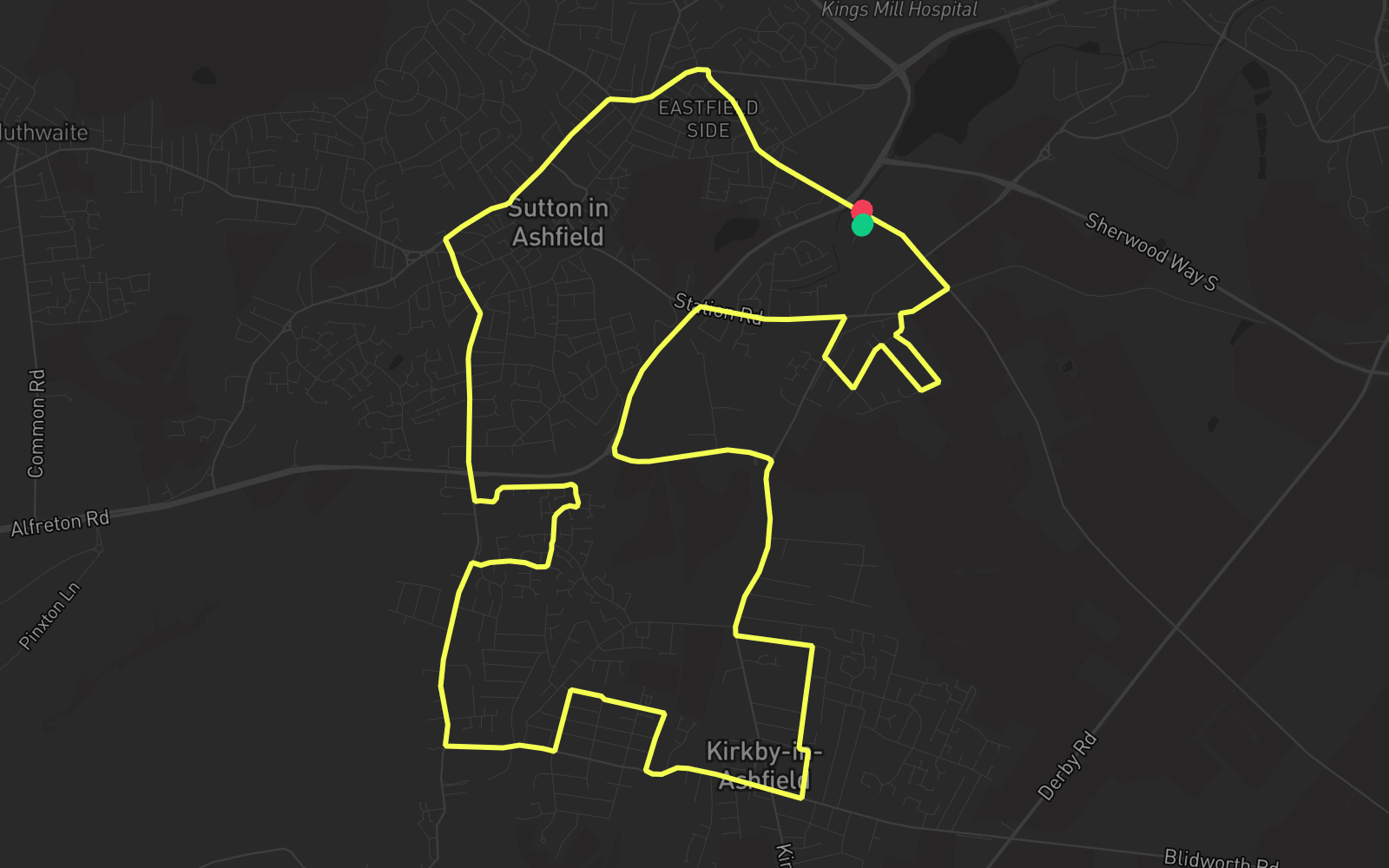 Route 4 route map