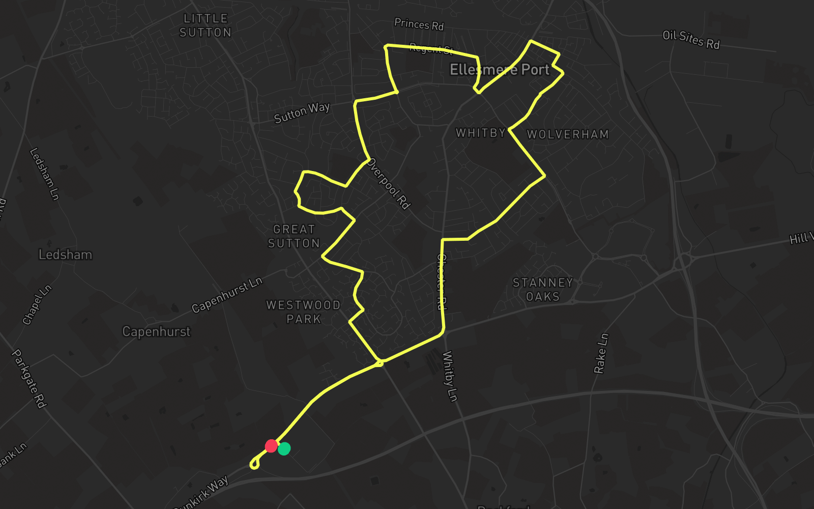 Route 5 route map