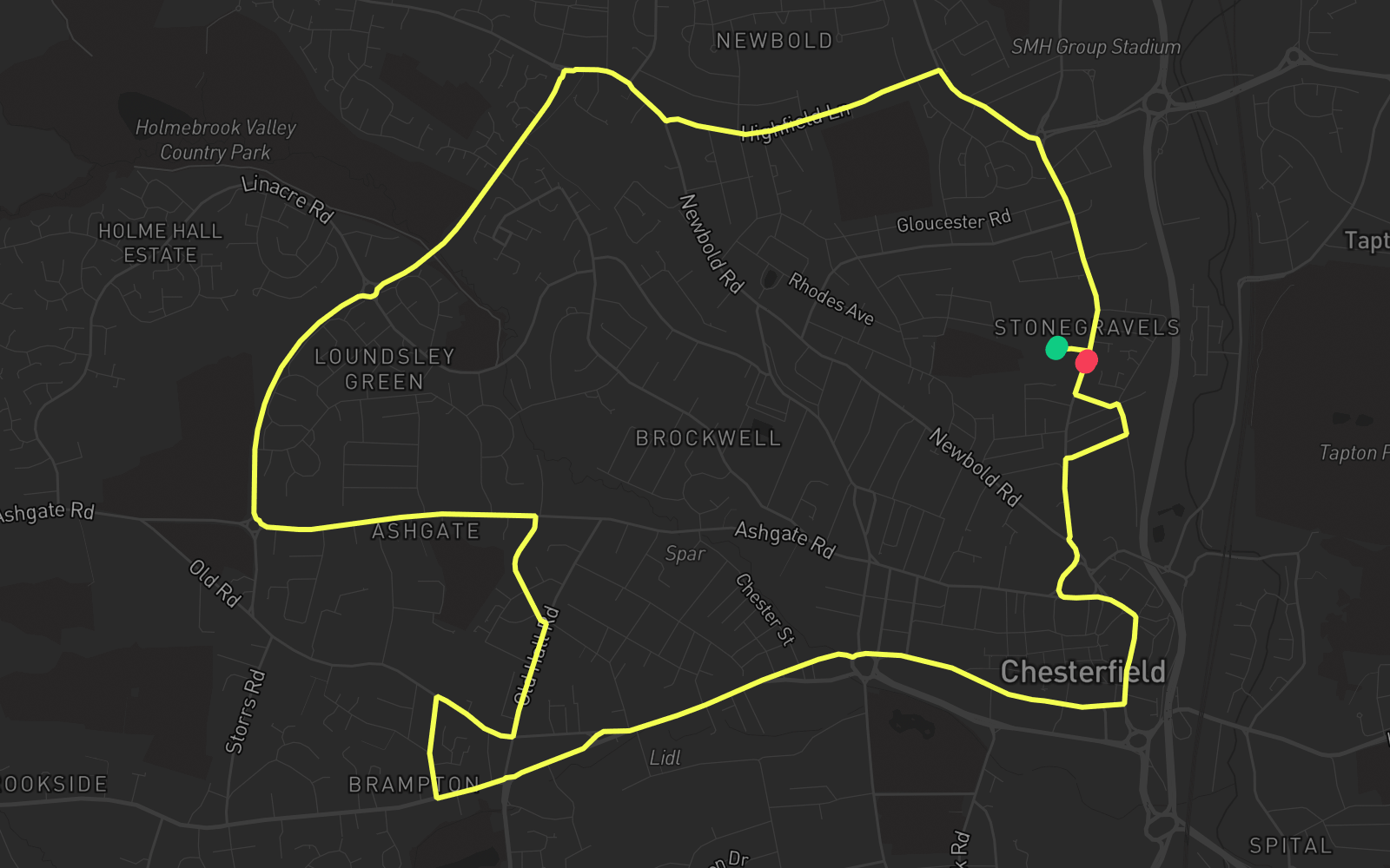 Route 3 route map