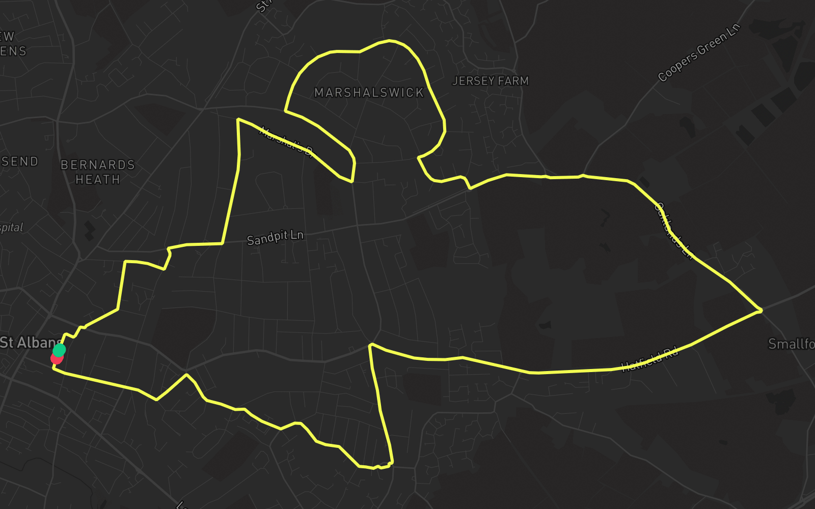 Route 1 route map