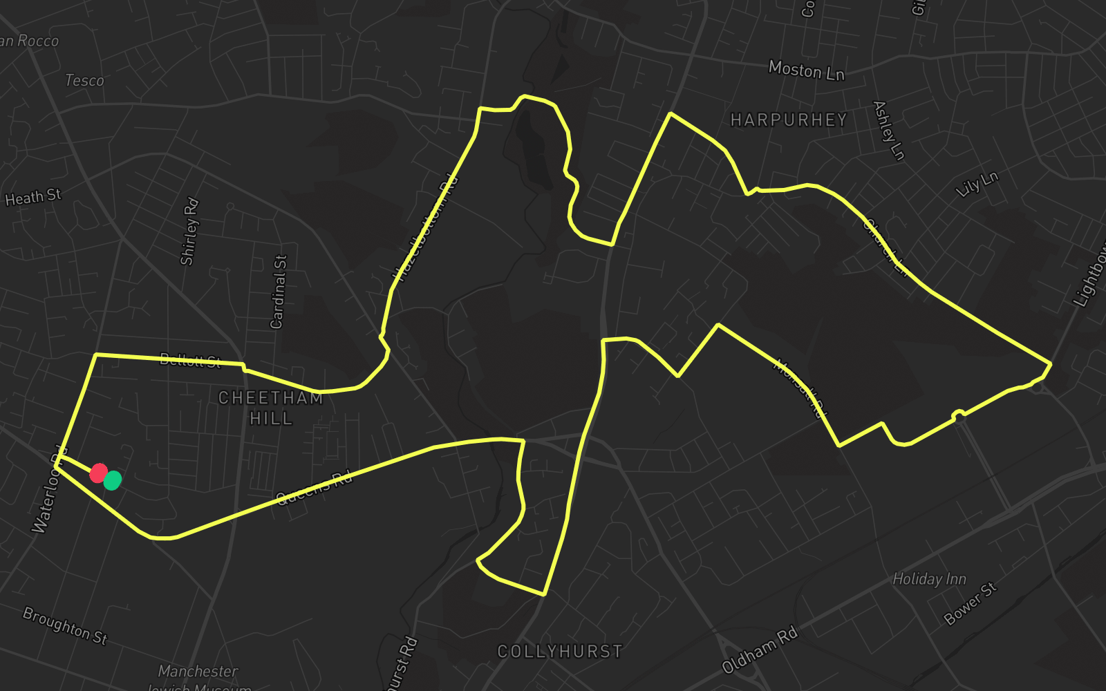 Route 4 route map