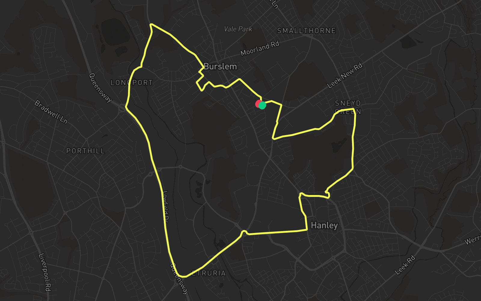 Route 1 route map