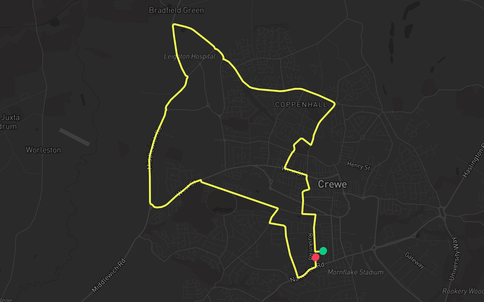 Route 2 route map