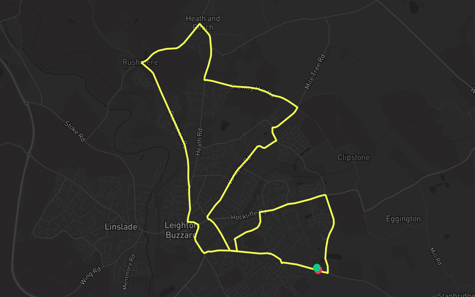 Route 1 route map