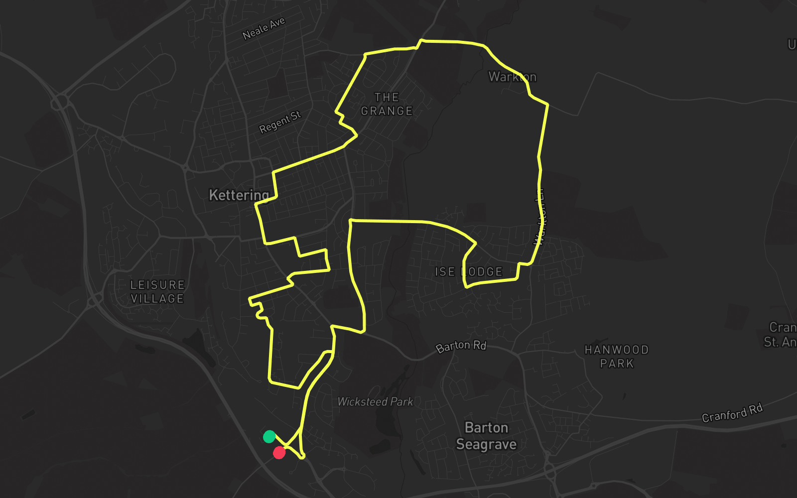 Route 5 route map