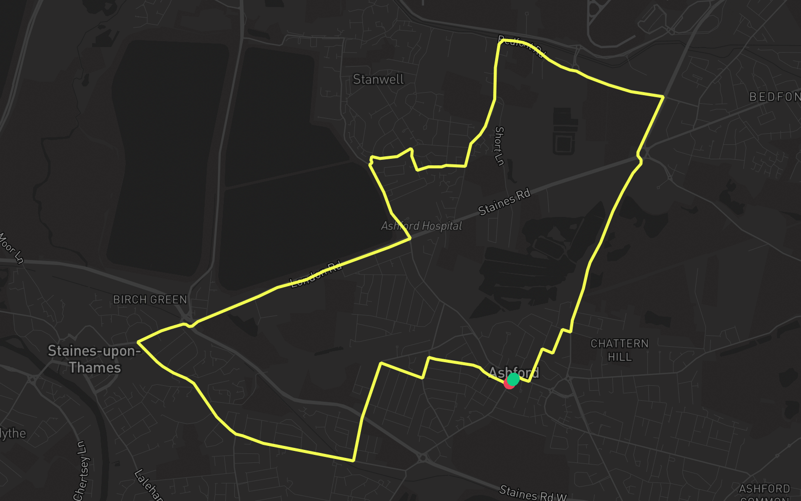 Route 1 route map