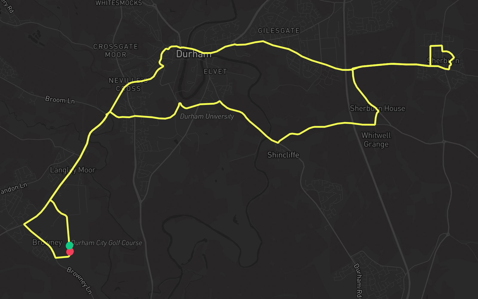 Route 1 route map