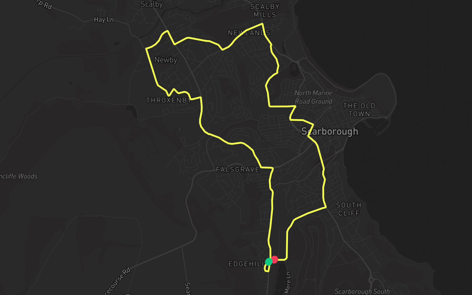 Route 5 route map