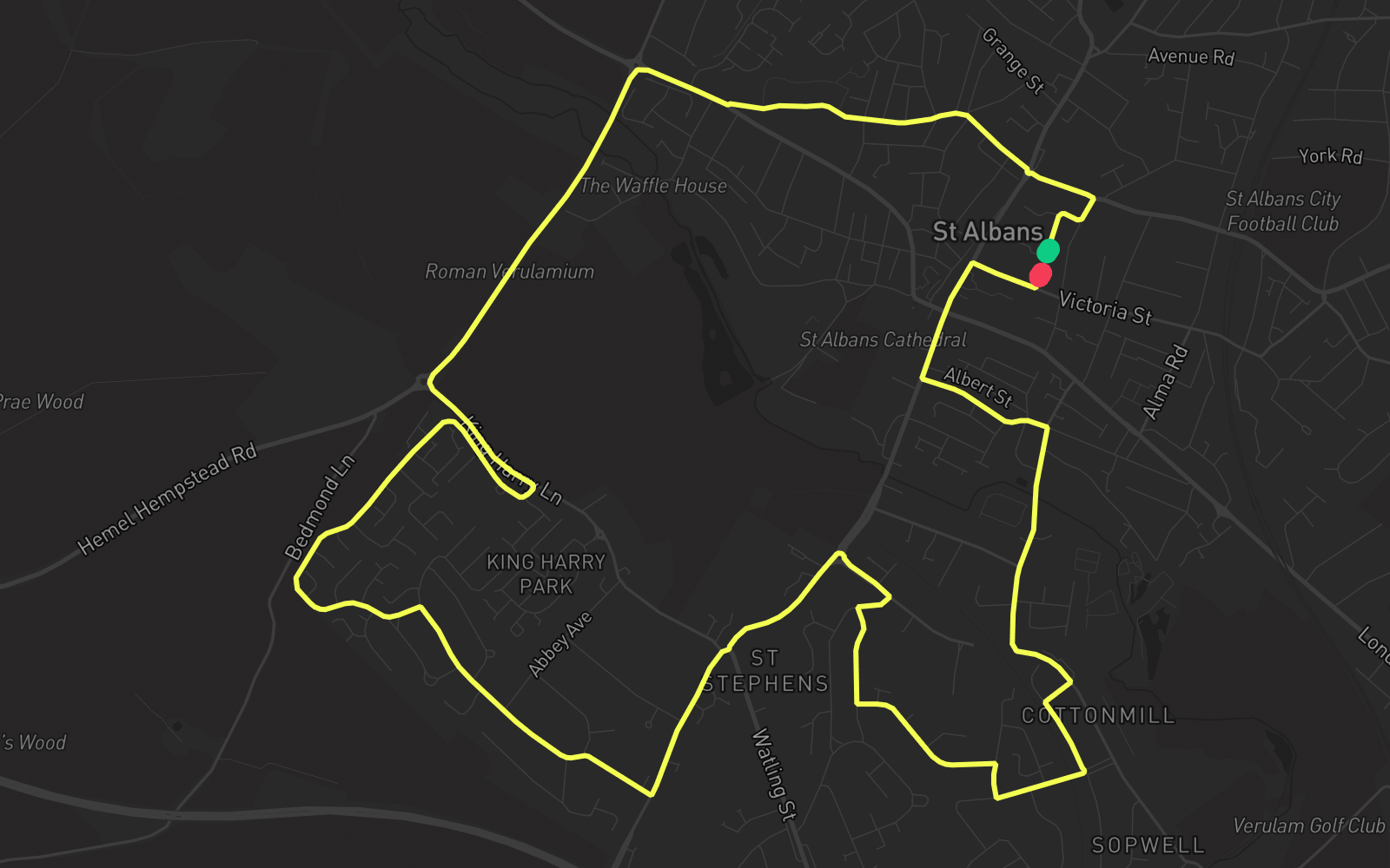 Route 4 route map