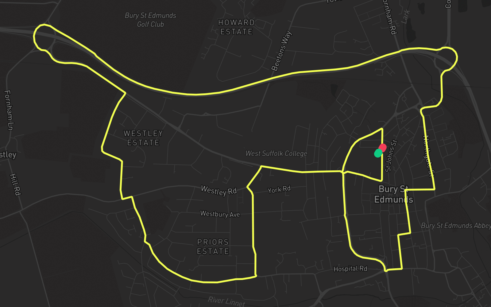 Route 3 route map
