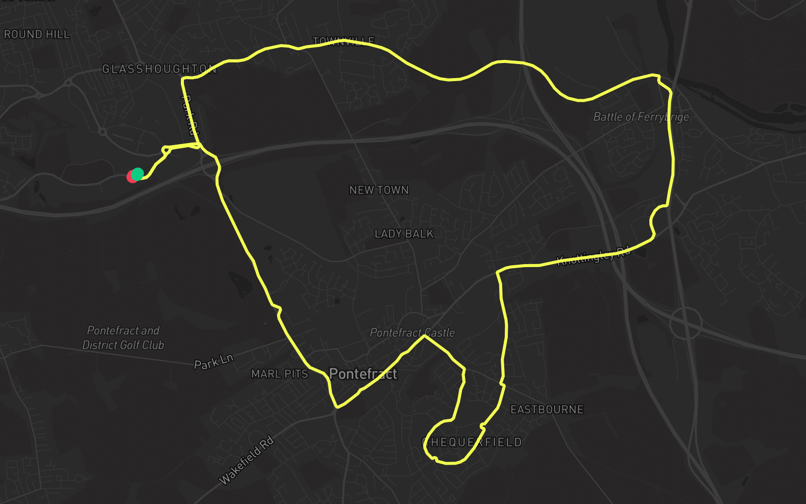 Route 1 route map