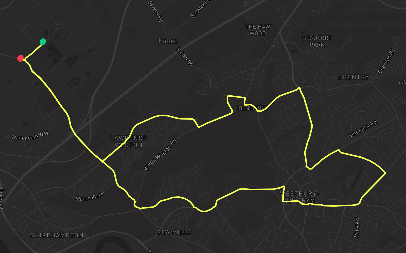 Route 1 route map