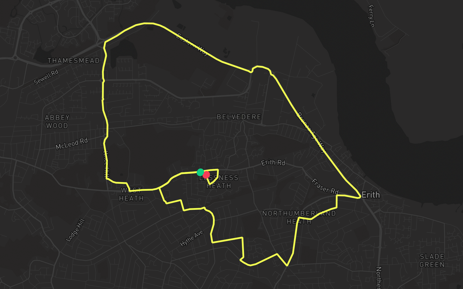 Route 1 route map