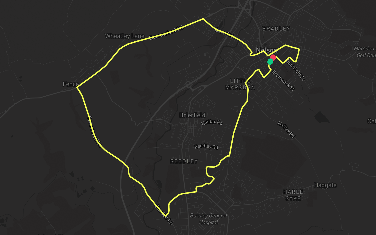 Route 5 route map