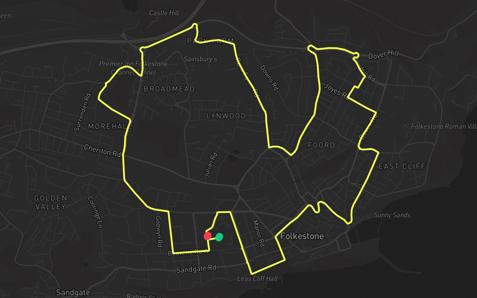 Route 4 route map