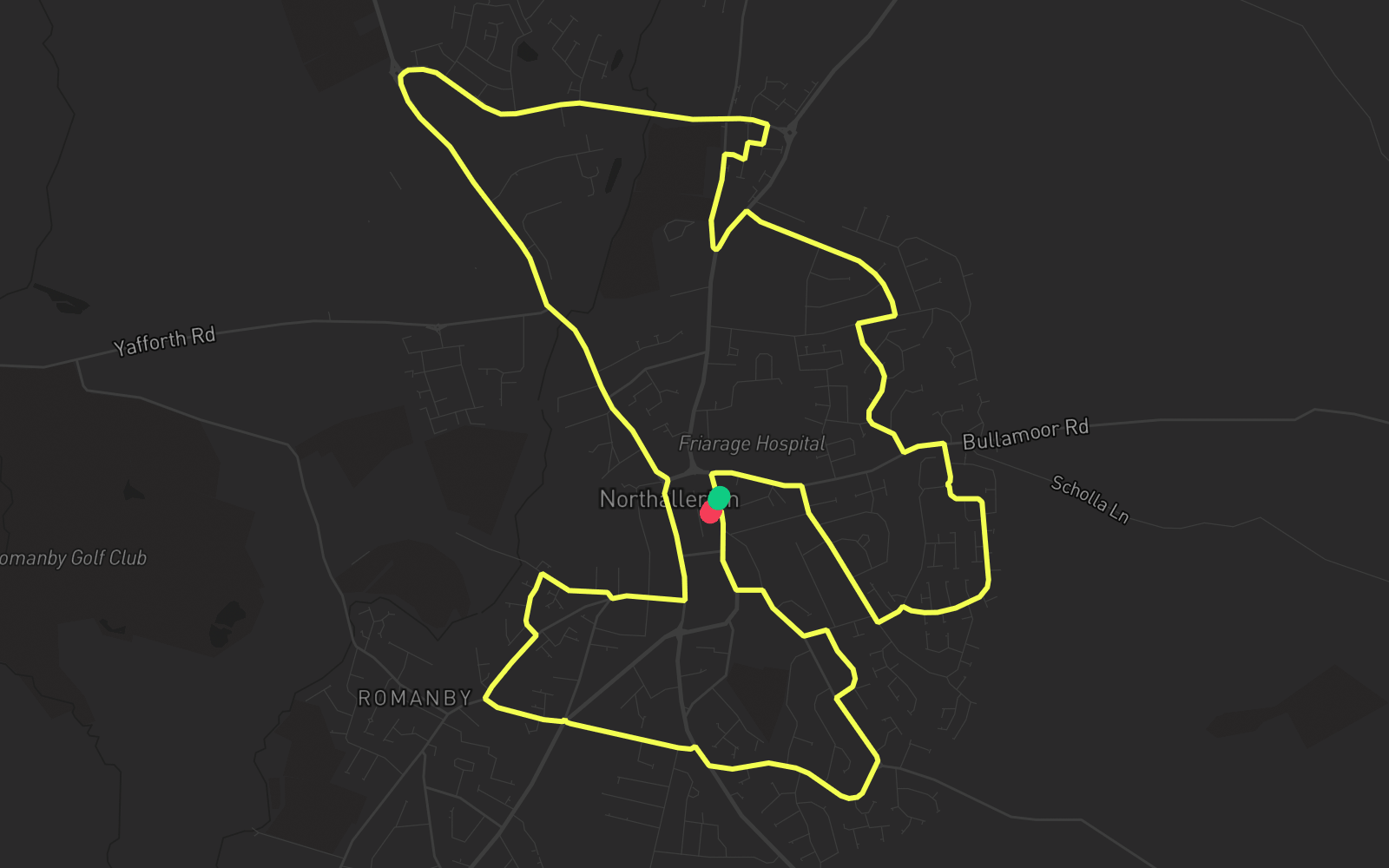 Route 5 route map
