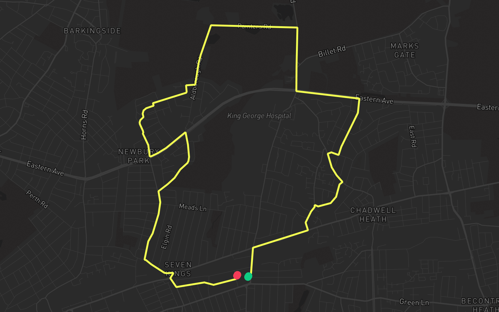 Route 4 route map
