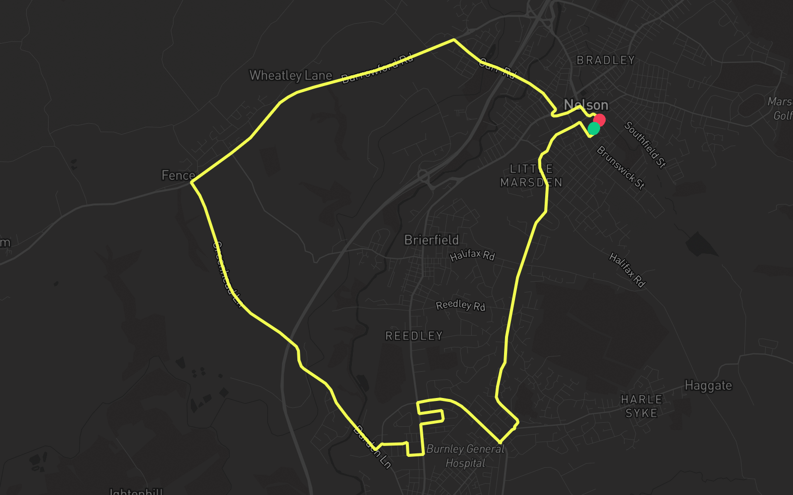 Route 1 route map