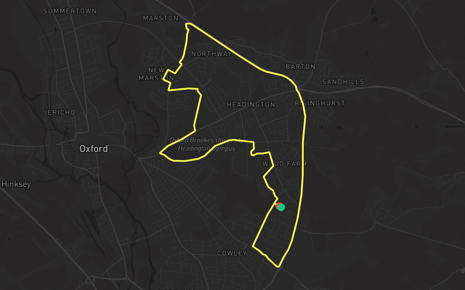 Route 5 route map