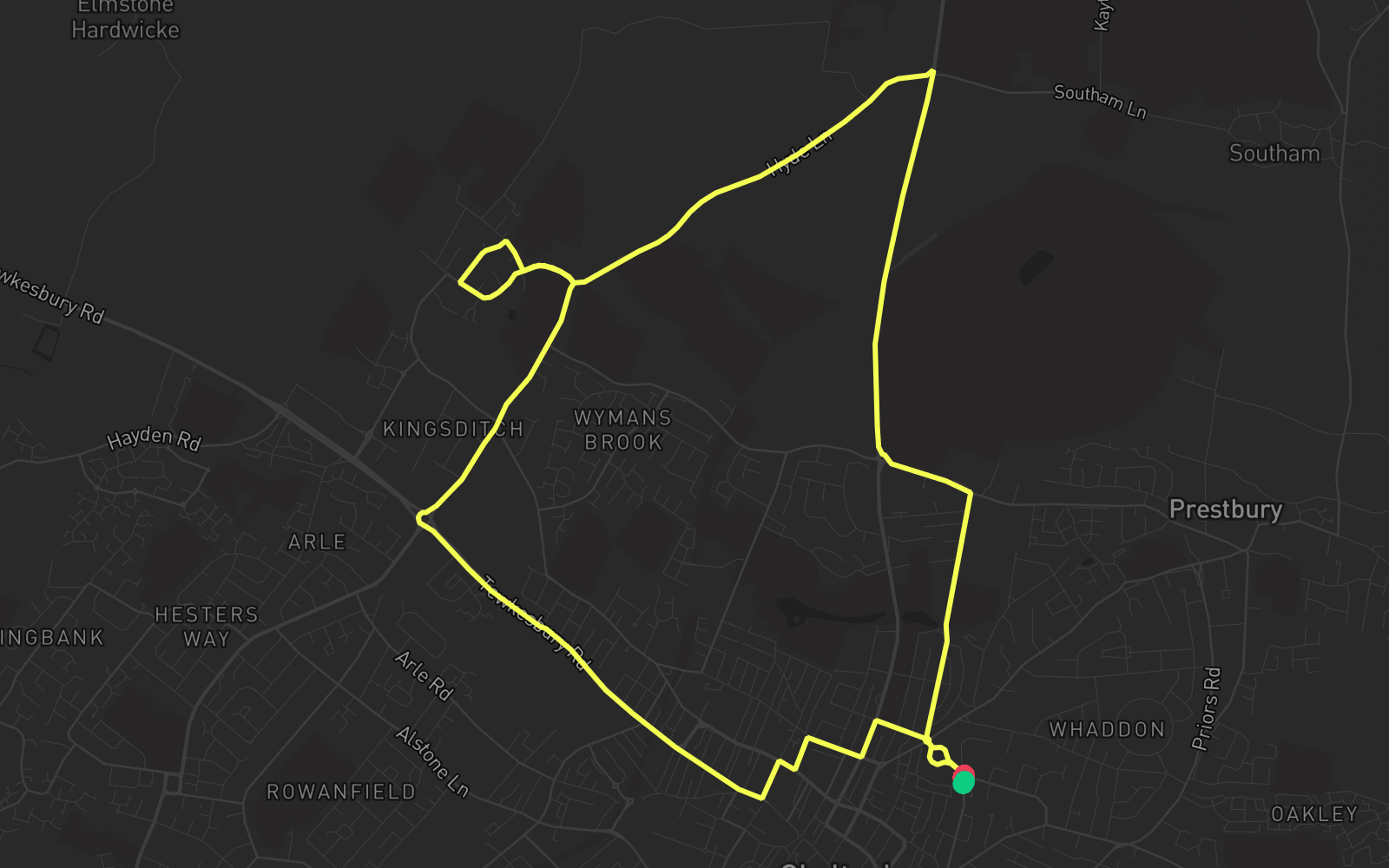 Route 1 route map