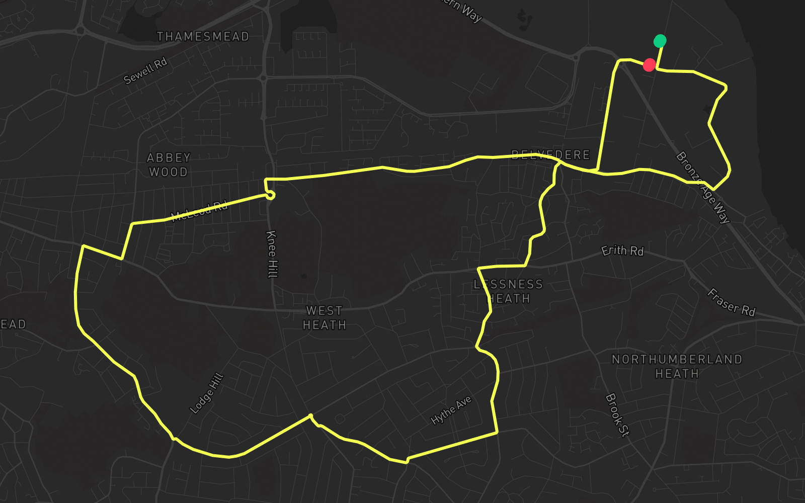 Route 4 route map