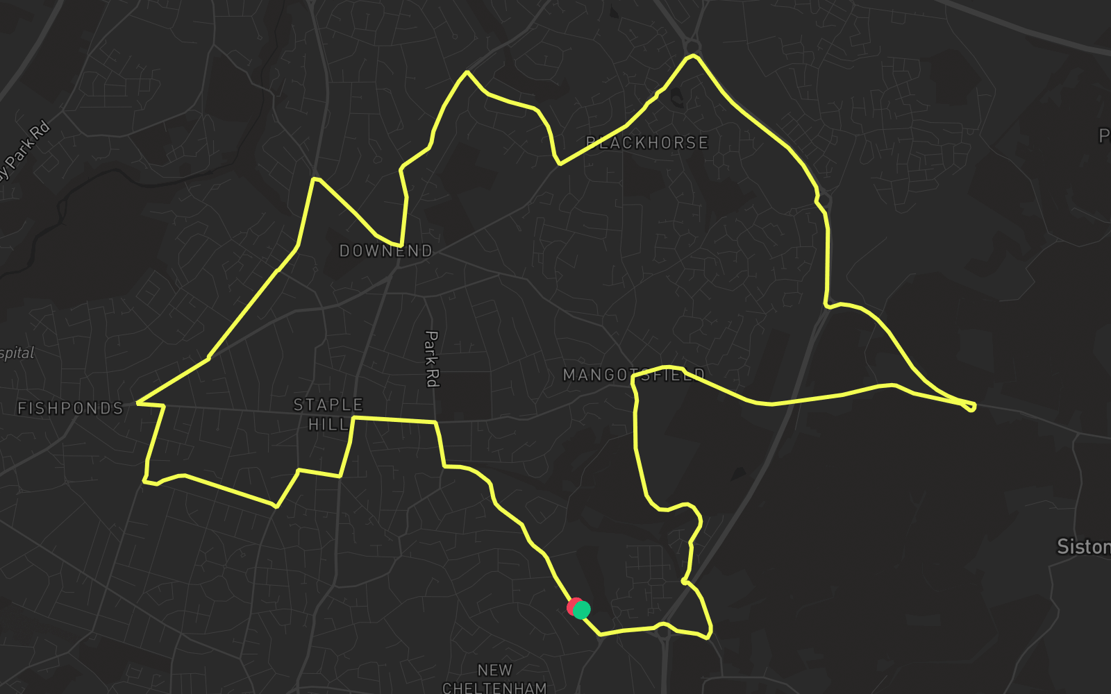 Route 5 route map