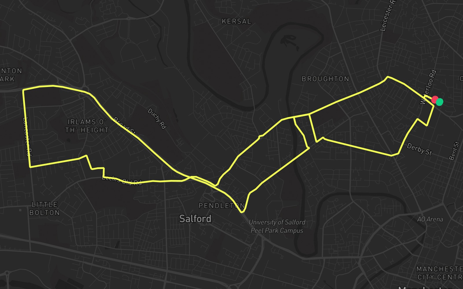 Route 2 route map