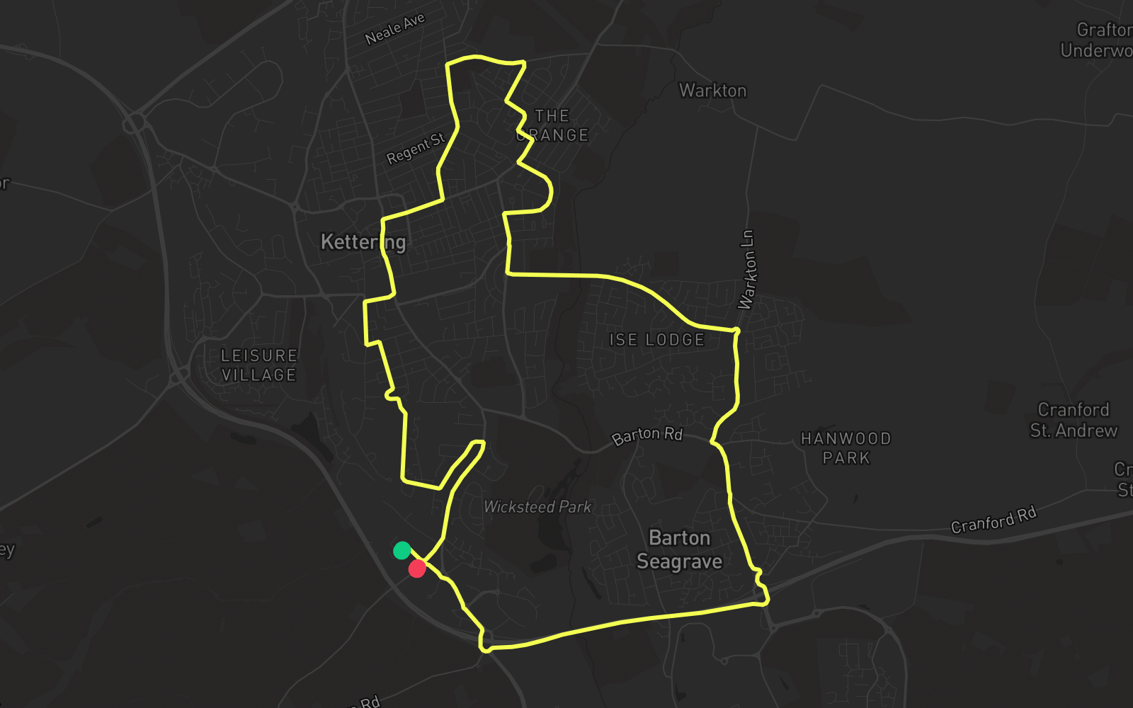 Route 1 route map