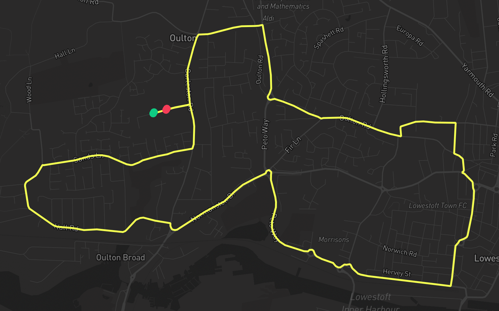 Route 2 route map