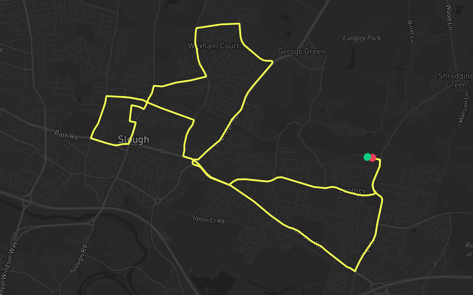 Route 1 route map
