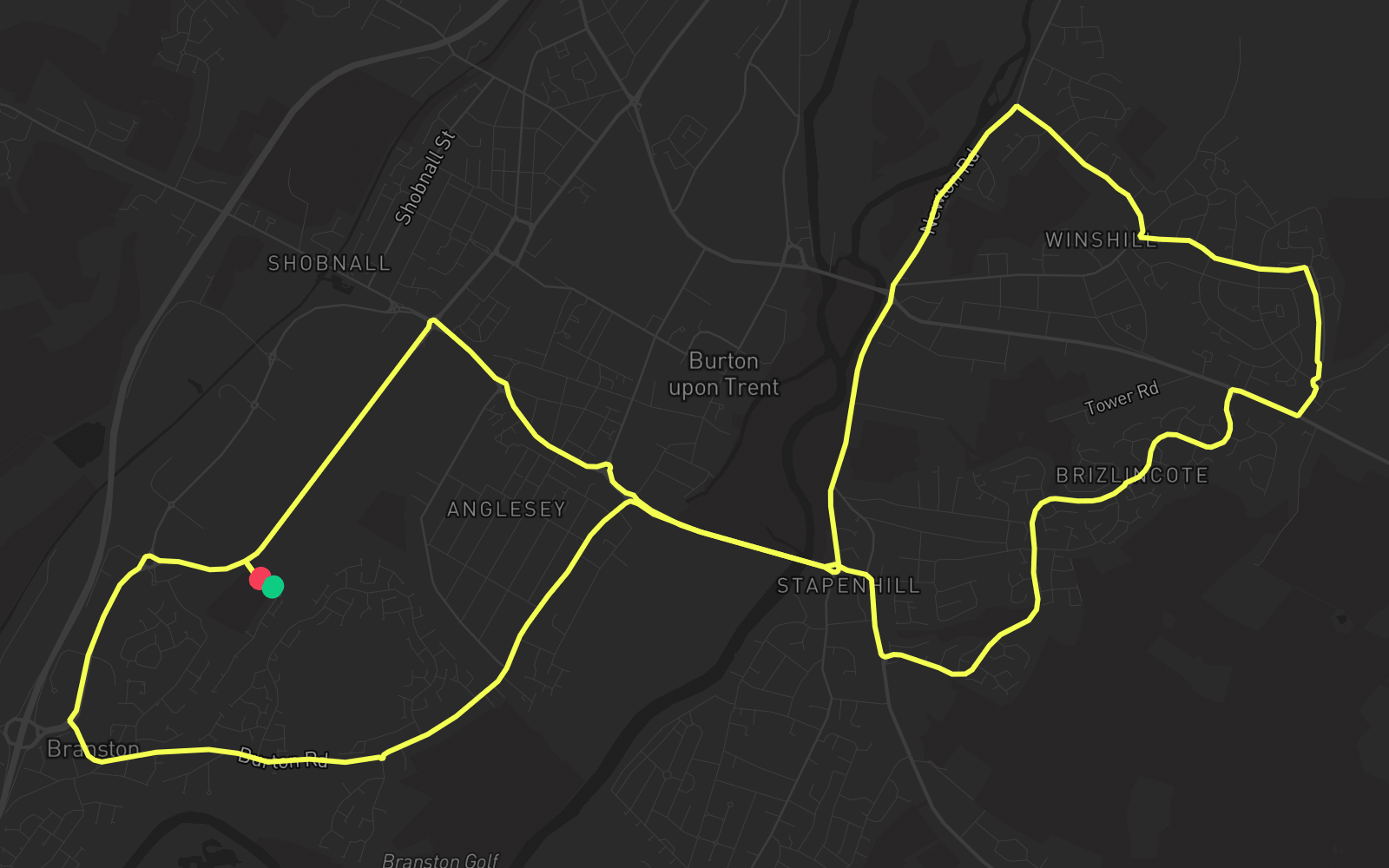 Route 5 route map
