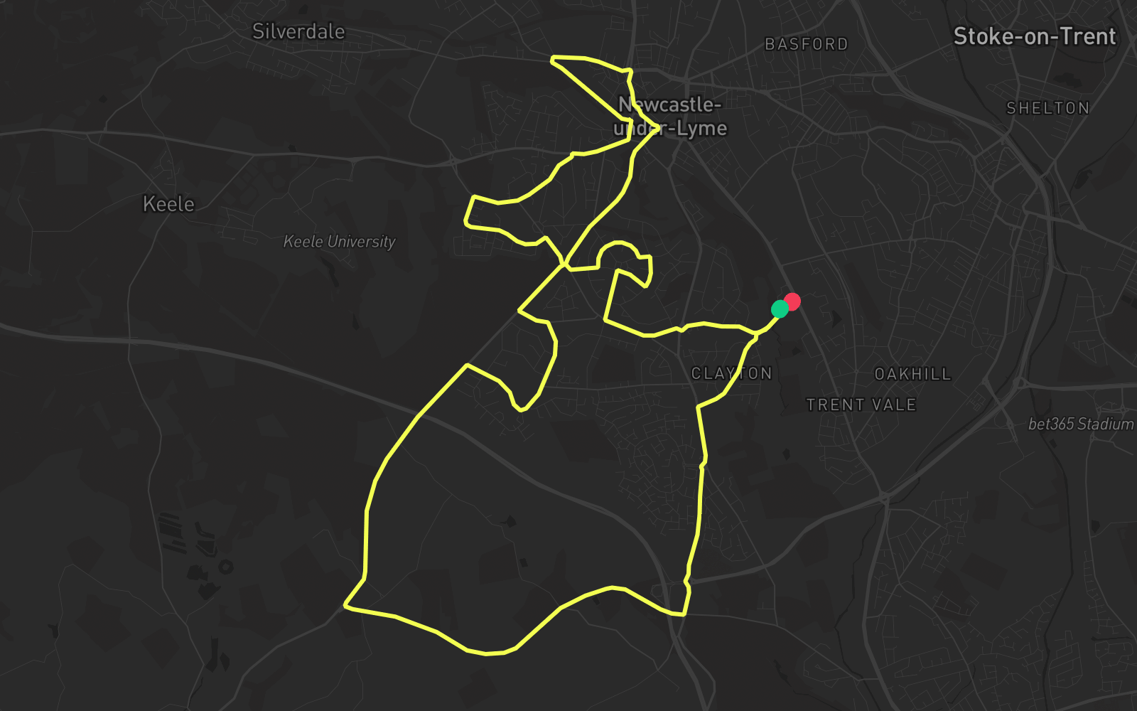 Route 5 route map