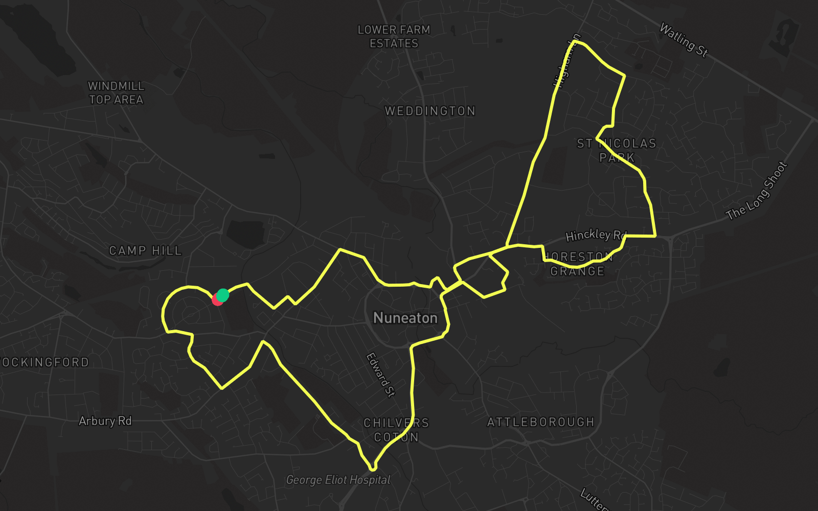 Route 5 route map