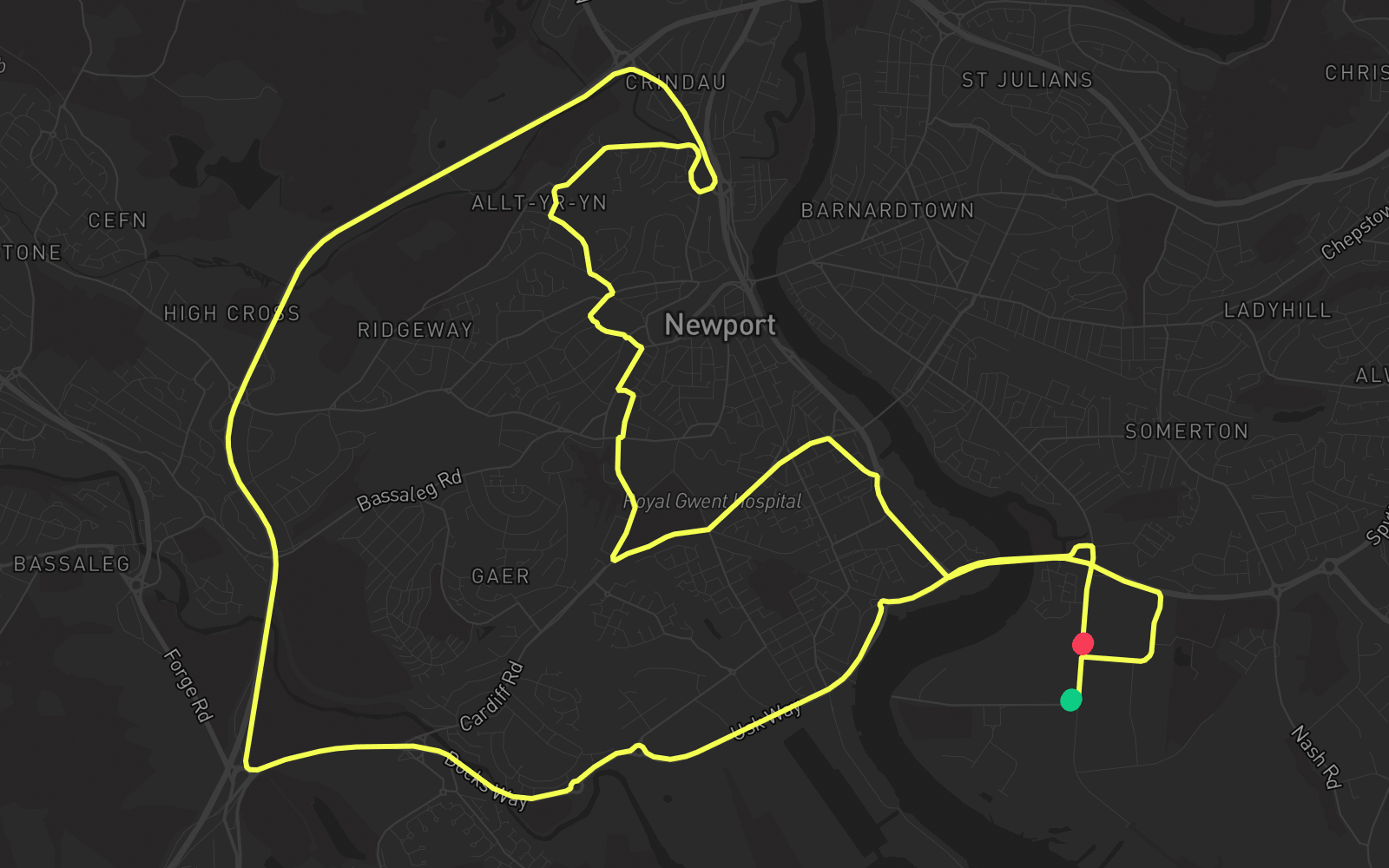 Route 4 route map