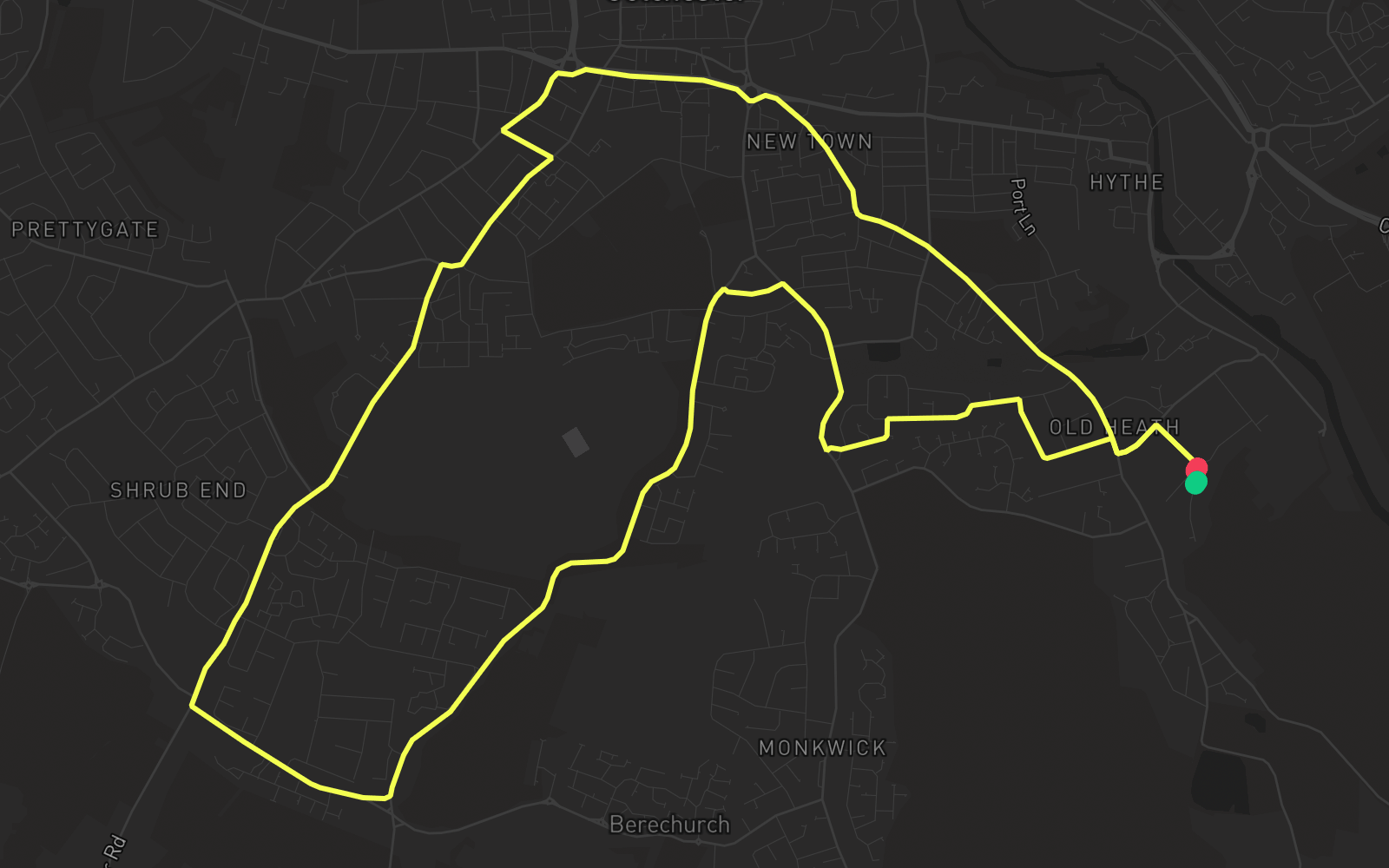 Route 1 route map