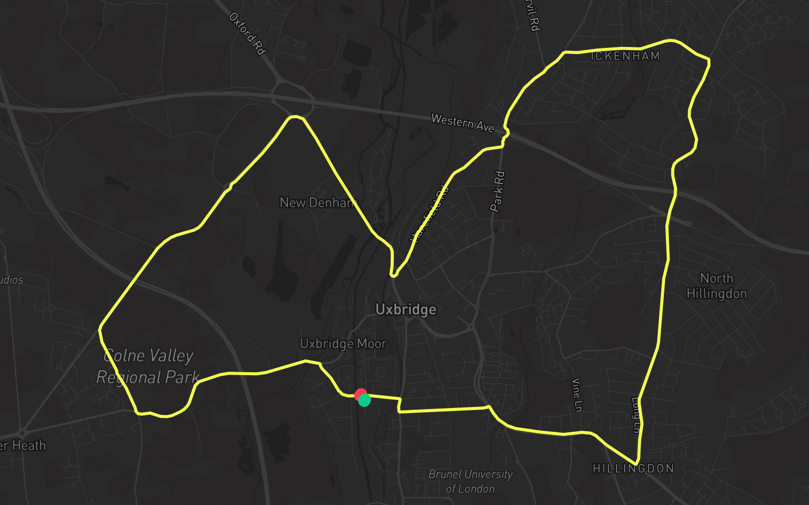 Route 5 route map