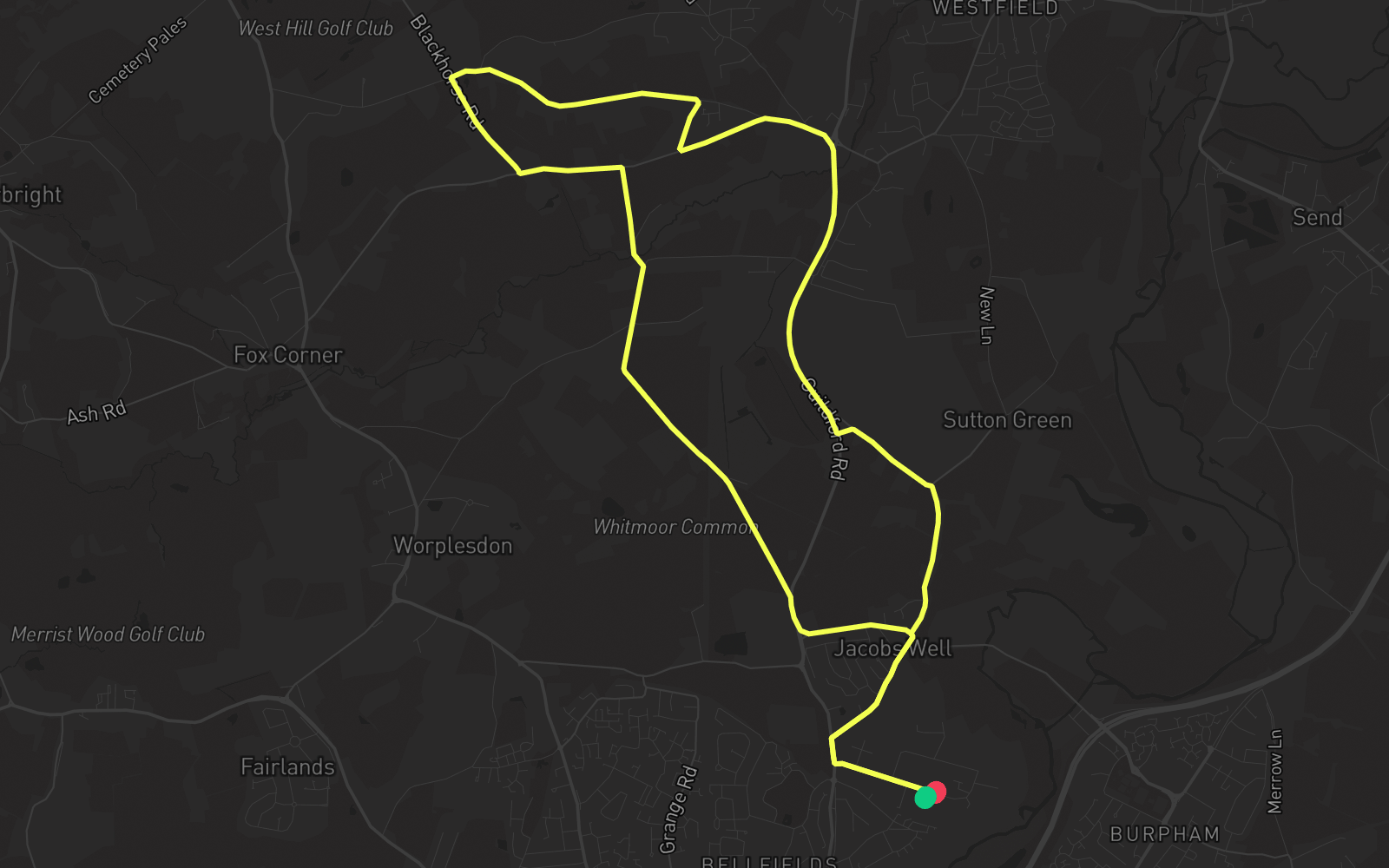 Route 1 route map