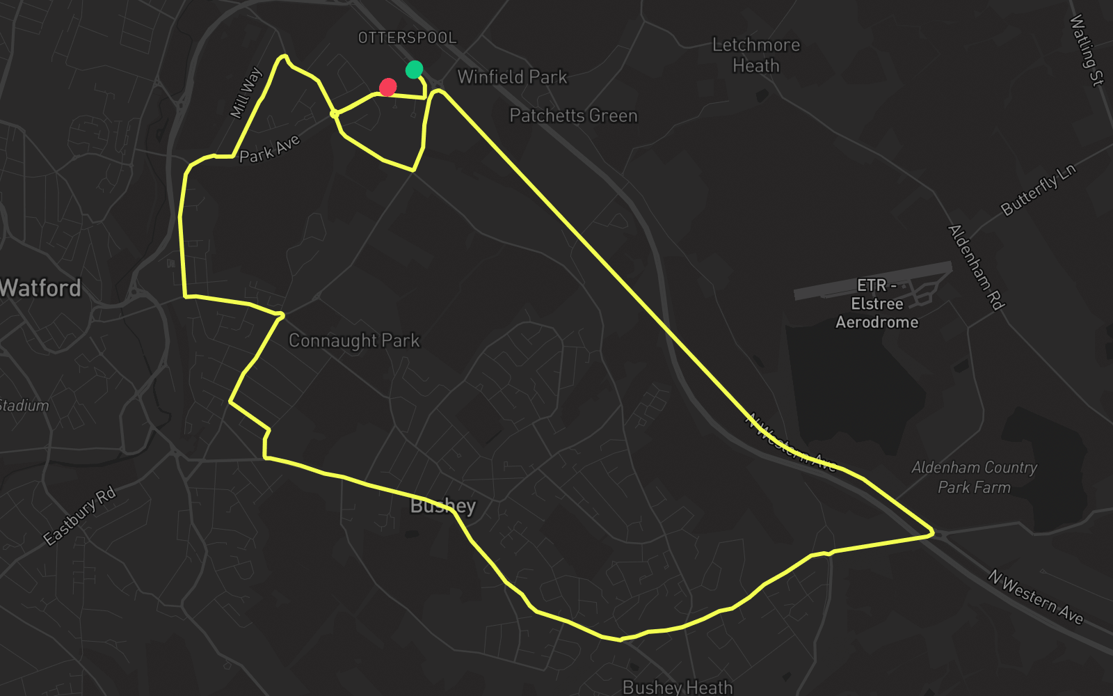Route 5 route map