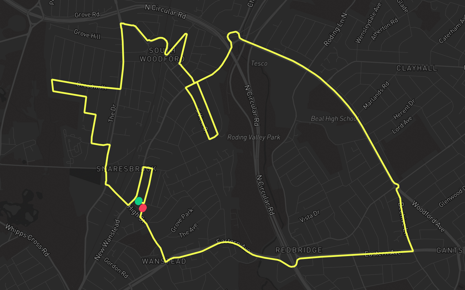 Route 3 route map