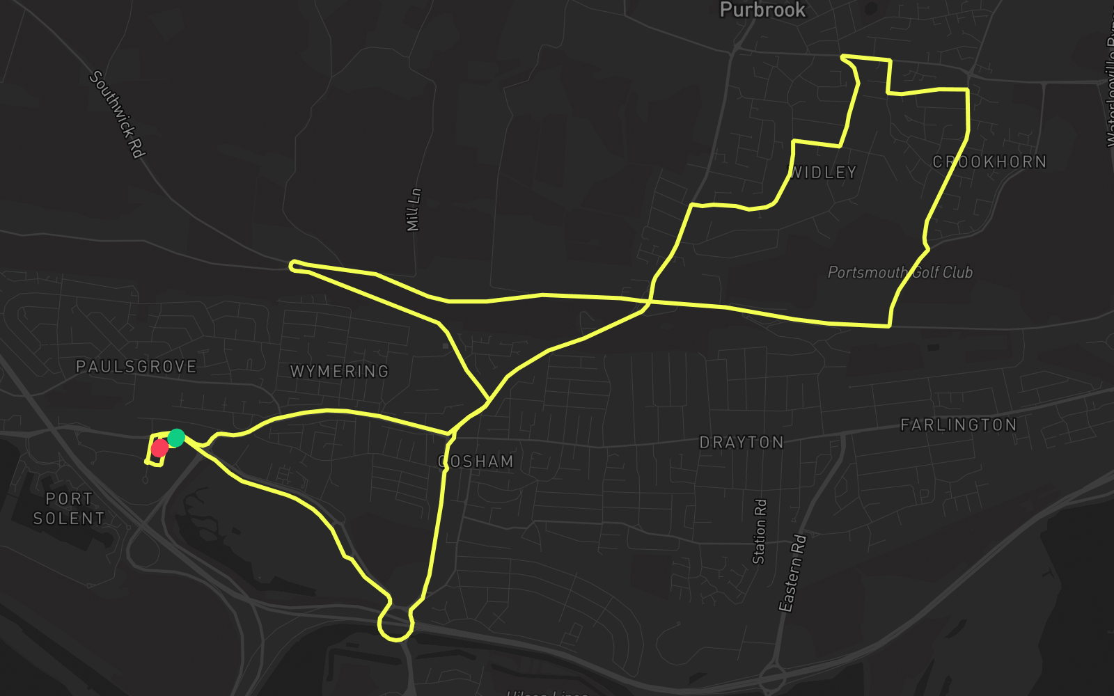 Route 5 route map