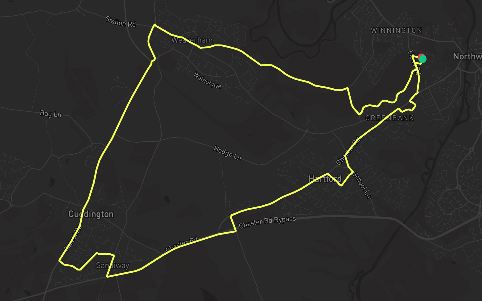 Route 4 route map