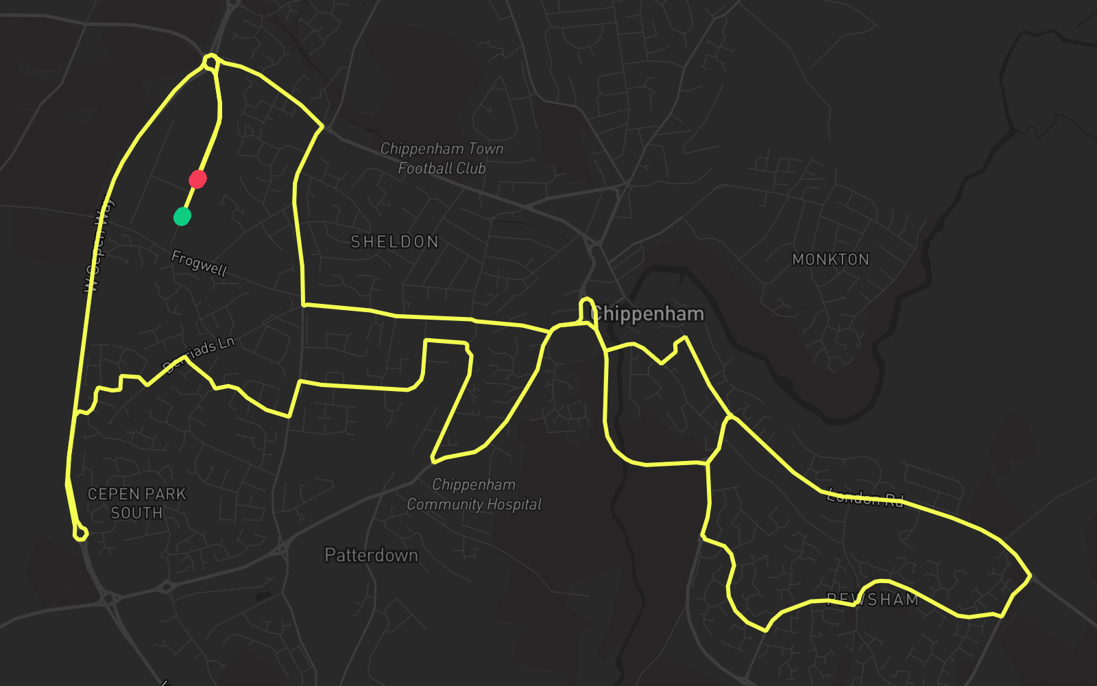 Route 4 route map