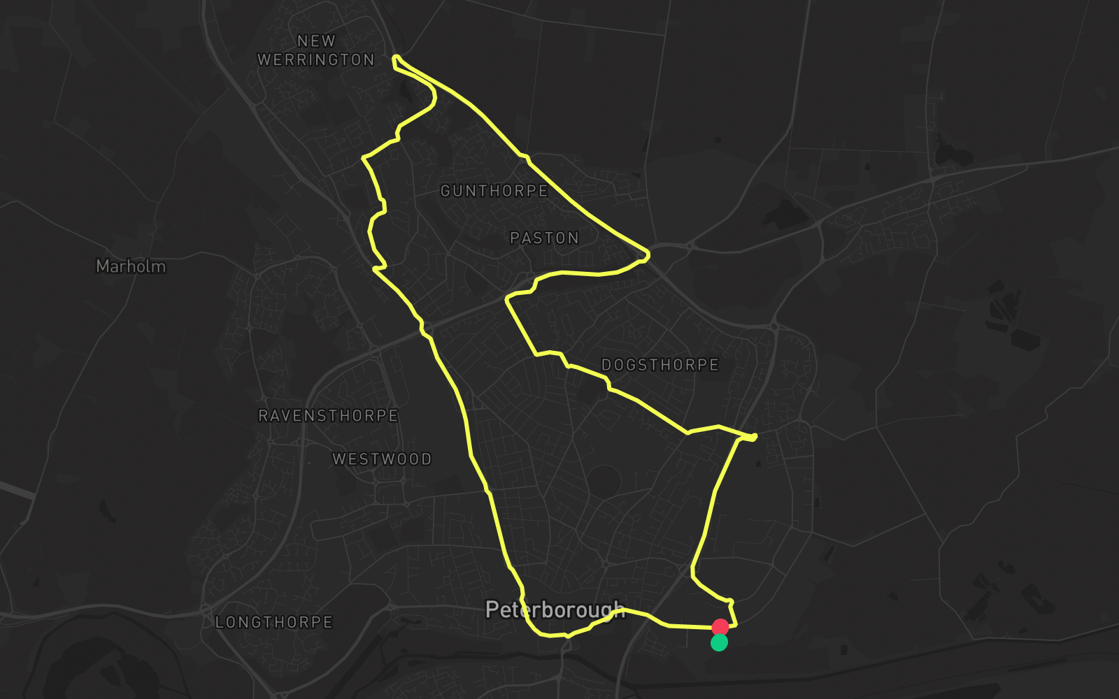 Route 1 route map