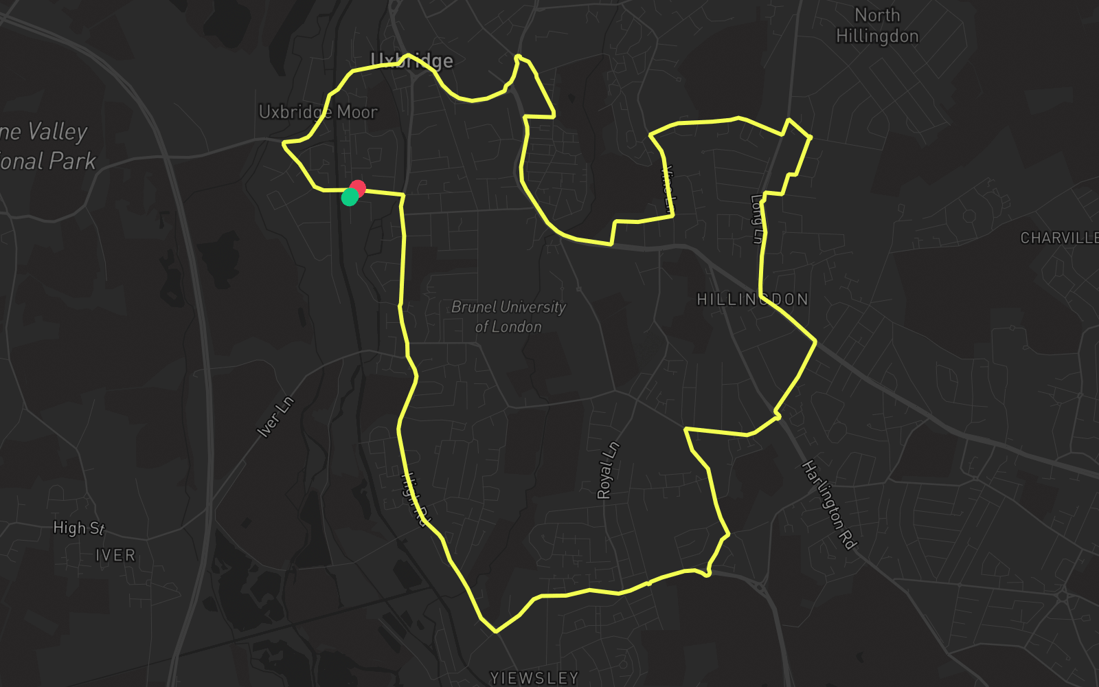 Route 4 route map